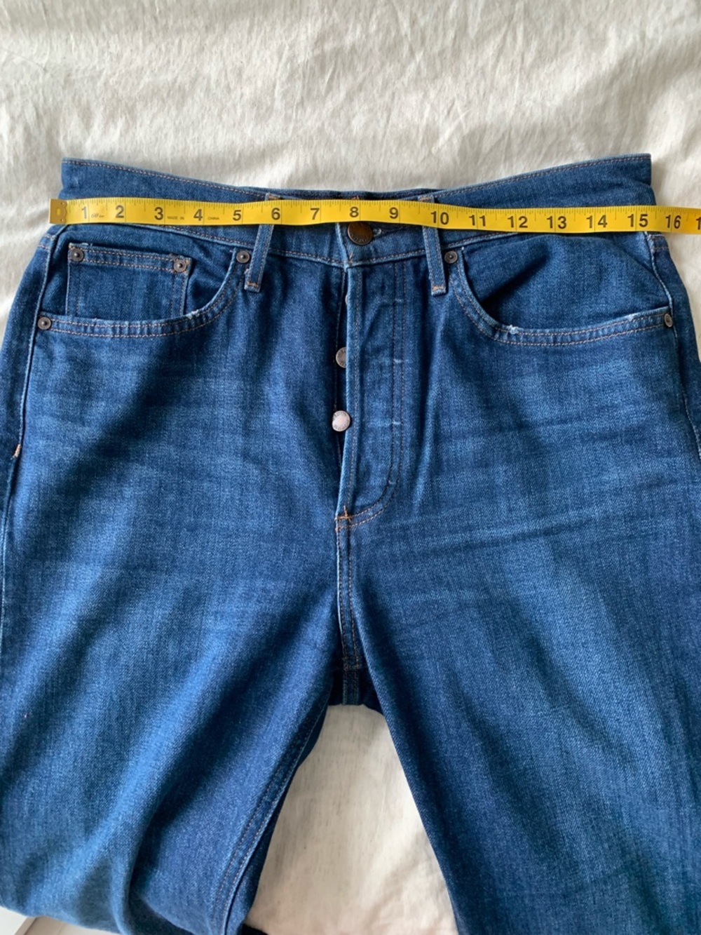 DENIM FORUM JEANS Women’s MARIANNE FLARE HIGH WAIST ITALIAN ORGANIC COTTON SZ 29 - Picture 5 of 12